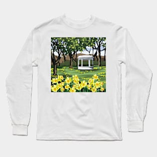 The Daffodil Lawn, Hagley Park Long Sleeve T-Shirt